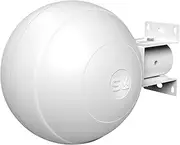 TV Aerial for Digital Freeview, SLX 360° Amplified Omni Directional TV Aerial HD TV Antenna with Built in Powered Signal Booster, Powerful Outdoor TV Aerial, 5G Filter