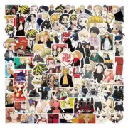 100PCS Tokyo Revengers Vinyl Stickers Manjiro Sano Mikey Decals Laptop Guitar