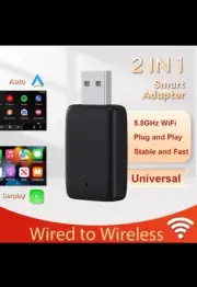 New Wireless CarPlay Android Auto car Adapter Plug And Play Smart Mini Box WiFi