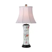 Beautiful Chinese Floral Motif Porcelain Vase Table Lamp 29"