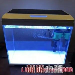 水族箱森森超白桌面小魚缸 帶蓋生態玻璃缸水族箱水草缸客廳造景金魚缸 萌萌小寵