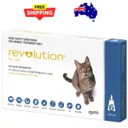 Revolution Flea Treatment for Cats – 6 Pack, Blue, Fast-Acting & Vet Approved