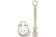 Matchstick Monkey: Flat Face Teether & Soother Clip - Giraffe