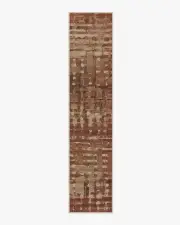 75' x 365' | Machine Washable Runner Rug | Kid & Pet Friendly | Indoor Rug | Brooklyn Copper Clay Rug by Architectural Digest | Ruggable