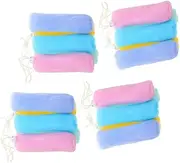 TOVINANNA Soap Saver Pouches 20pcs Shower Soap Pouch Exfoliating Bathing Family Size Easy Drainage