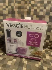 Veggie Bullet Custom Fit Bowl with Lid 2 Piece Set Bowl Magic Bullet * NEW*