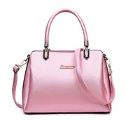 Casual PU Shoulder Bag Ladies Handbag Messenger Bag (Pink)