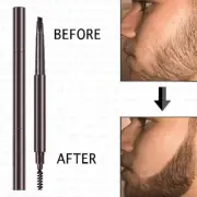Waterproof Beard Filling Pen Kit Barber Pencil with Brush Hair Engraving Styling