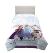 Franco Disney Frozen 2 Twin Size Comforter, Reversible