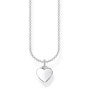 Thomas Sabo Charm Club - Heart Plain Silver Charm Necklace