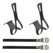 SUNLITE Racing Toe Clips Large Black for Bicycle Pedals