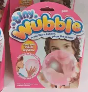 (1) Tiny Wubble Bubble Needed Ball ~ Pink ~ Personal Size-no Pump Needed