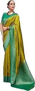 [FASHION BAZAR 365] Traditional Women's Pure Soft Silk Fabric Casual Office Wear Saree 12045, 1