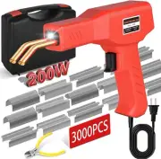 Kit de Soldadura Plástica GNI 200W - 3000 Grapas Térmicas, Repara Parachoques/Ka