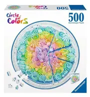 Ravensburger Puzzle 500pc - Circle of Colours Rainbow Cake