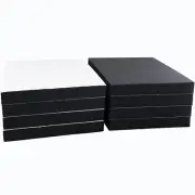 8 Pcs Black Adhesive Foam Padding, Closed Cell Foam Sheet 1/2" Thick 6 Inch X 6