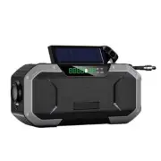 Hand Crank Solar Radio Bluetooth-Compatible Speaker Emergency LED1180