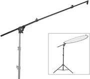 zolyet Extendable P Studio Photography Reflector Holder Stand Boom Arm Support withClip ible Swivel Head Clamp