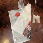 Coca-Cola Coke Rain Poncho With Carrying Bag - Raincoat
