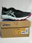 Asics Gel-Sonoma 6 Womens Black Silver Lace Up Low Top Running Shoes Size 11