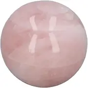 Rose Quartz Crystal Ball 2 Inch Energy Filter Ball for Meditation Photography Fortuneding, Stone Material