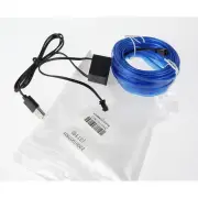 EL Wire Interior Car LED Strip Lights 16.4ft USB Powered Car LED Lights Rovqe