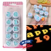 Alphabet Cake Decorating Mold Mould Set Cutter Letter Fondant Icing Number