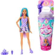 Barbie Pop Reveal Grape Fizz Theme and 8 Suprises inc Pet Slime Colour Change
