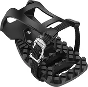 QUTHZZHY Toe Cages for Peloton Bike & Bike+ Pedal Adapter - Convert Look Delta Pedals to Toe Clip Straps - Ride with Regular Sneakers