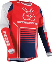 Moose Offroad Agroid S25, jersey , color: Red/Dark Blue/White , size: XL