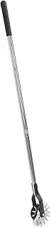 Oreilet Wheel Edger Lawn Tool, Manual Sod Cutter Landscaping Tools Grass Edger for Yard Sidewalk Garden, Adjustable Height Trimmer Weed Edging