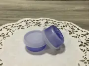 Tupperware smidget set of 2 Blue Sheer Lids new