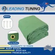 Heavy Duty Army Canvas Tarp Tarpaulin Sun Blocked Waterproof Dustproof 500x600cm
