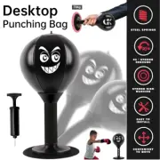 Desktop Punching Bag Speed Ball Training Suction Sparring Boxing Kids Adults