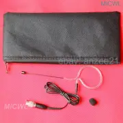ATW8 ear Headset Microphone for Audio-Technica Wireless with Protective bag