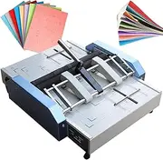 Automatic Booklet Maker, A3 Paper Folder Folding Machine, 11.7" × 16.5" Booklet Folding and Binding Machine, Paper Book Binding Stapler for Brochures Manuals Invitations