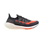 Adidas UltraBoost 21 Men's Running Shoes Carbon-Core Black-Solar Red FZ2559