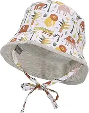 Sterntaler Unisex Children's Reversible Bucket Hat Animals Ch