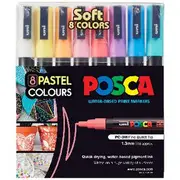 POSCA PC3M Paint Markers Pastel 8 Pack