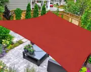 AsterOutdoor Sun Shade Sail Rectangle 12' x 12' UV Block Canopy for Patio Bac...