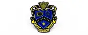 [Greek Underdog] Kappa Kappa Psi Shield Lapel Pin, Nylon, no gemstone