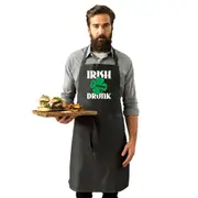 Alcohol Irish Were Drunk - Funny Novelty Kitchen Adult Apron