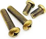 5/10/20/50pcs M2 M2.5 M3 M4 M5 M6 GB818 Pure Copper Solid Brass Cross Round Phillips Pan Head Screw Bolt Diameter 2mm-6mm (Color : 10mm_20pcs M3)