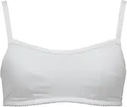 LECIEN(ルシアン) Lucien Junior Underwear, Half Cami, Adjustable Bra, Cup Lining, 100% Cotton, Camisole, Girls
