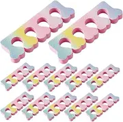 minkissy Exquisite Heart Design Pcs Toe Separators for Nail Art Manicure Toe Dividers Women
