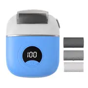 Electric Foot Grinder, Digital Display Electric Foot File USB Rechargeable,Foot Callus Remover with 3 Grinding Heads