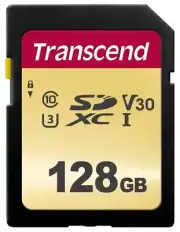 Transcend Japan SD Card 128GB MLC NAND UHS-I U3 V30 Class10 [Free Data Recovery