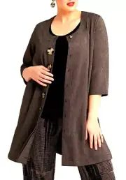 TS TAKING SHAPE plus S / 16 Adventure Jacket stretch coconut/black NWT rrp$170!