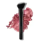 Angled Blush Brush with Black Wooden Handle & Dense Bristles for Makeup Appli...