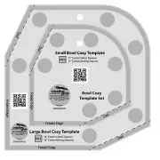Creative Grids Bowl Cozy Template Set 2 Sizes Small & Large Bowl